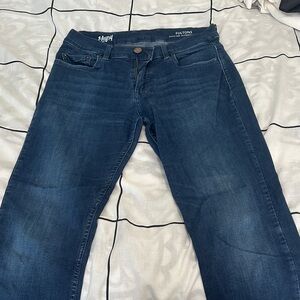 Mugsy Men's Skinny Jeans in Deep Blue